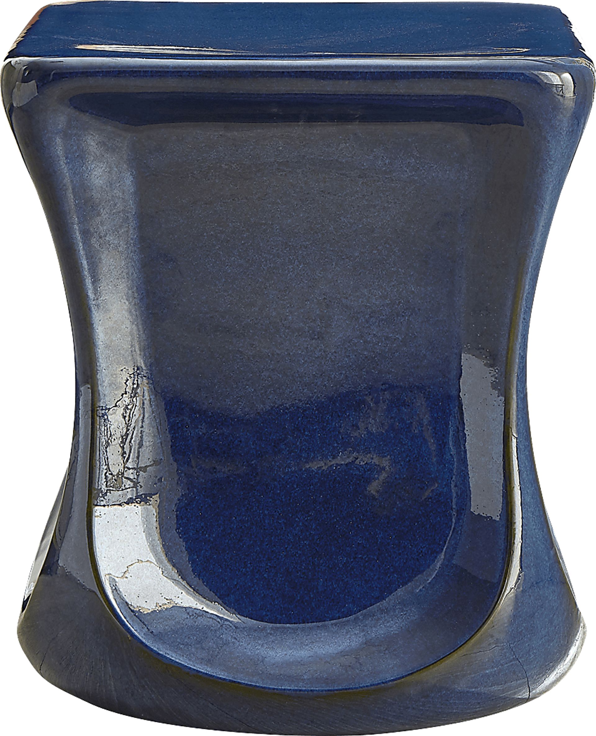 Jasko Blue Outdoor Stool - Image 4