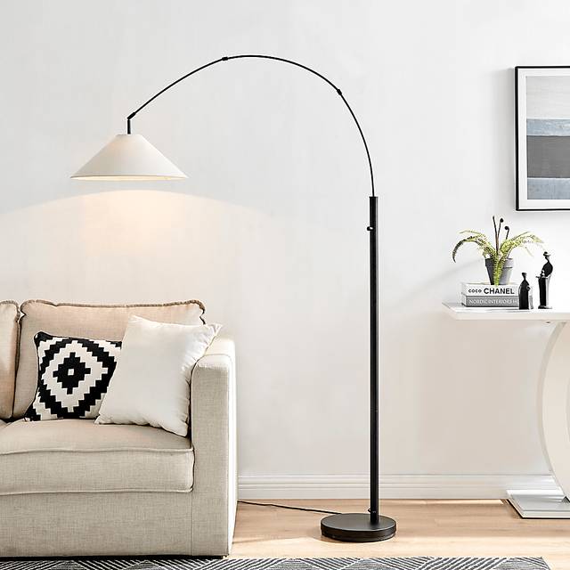 Jasper Island Black Arc Floor Lamp - Thumbnail - Image 2