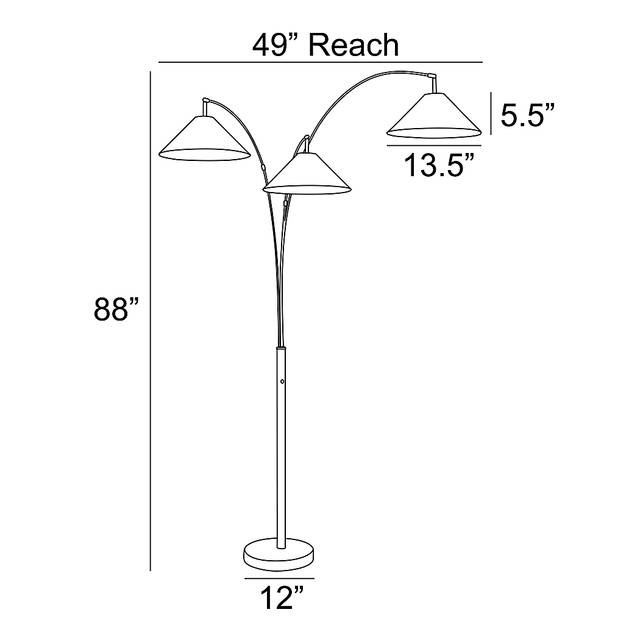 Jasper Island Black Tree Floor Lamp - Thumbnail - Image 4