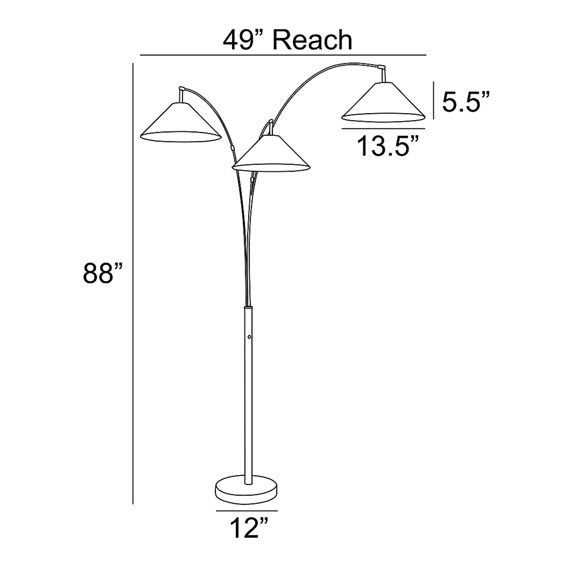 Jasper Island Black Tree Floor Lamp - Image 4
