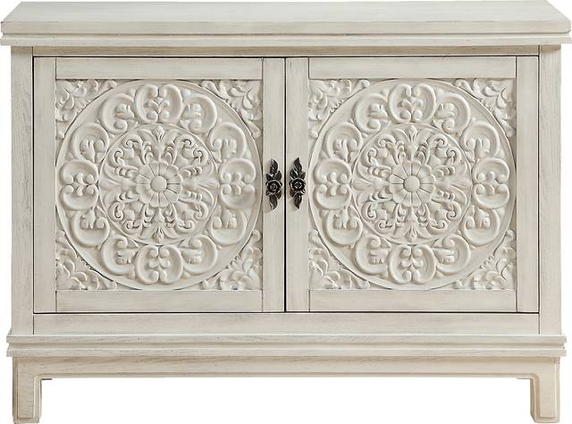 Jasperson White Accent Cabinet - Thumbnail - Image 2