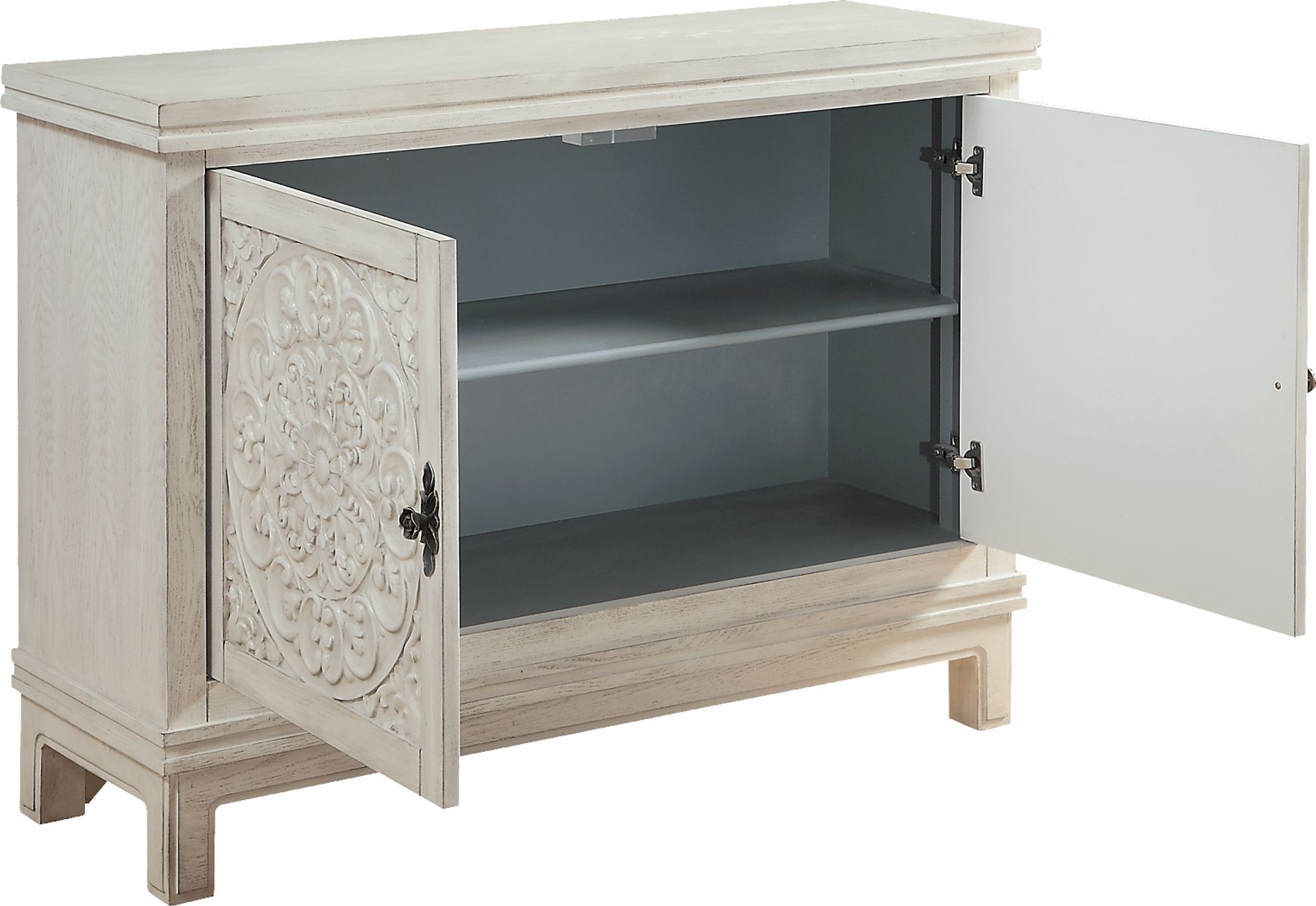 Jasperson White Accent Cabinet - Image 3