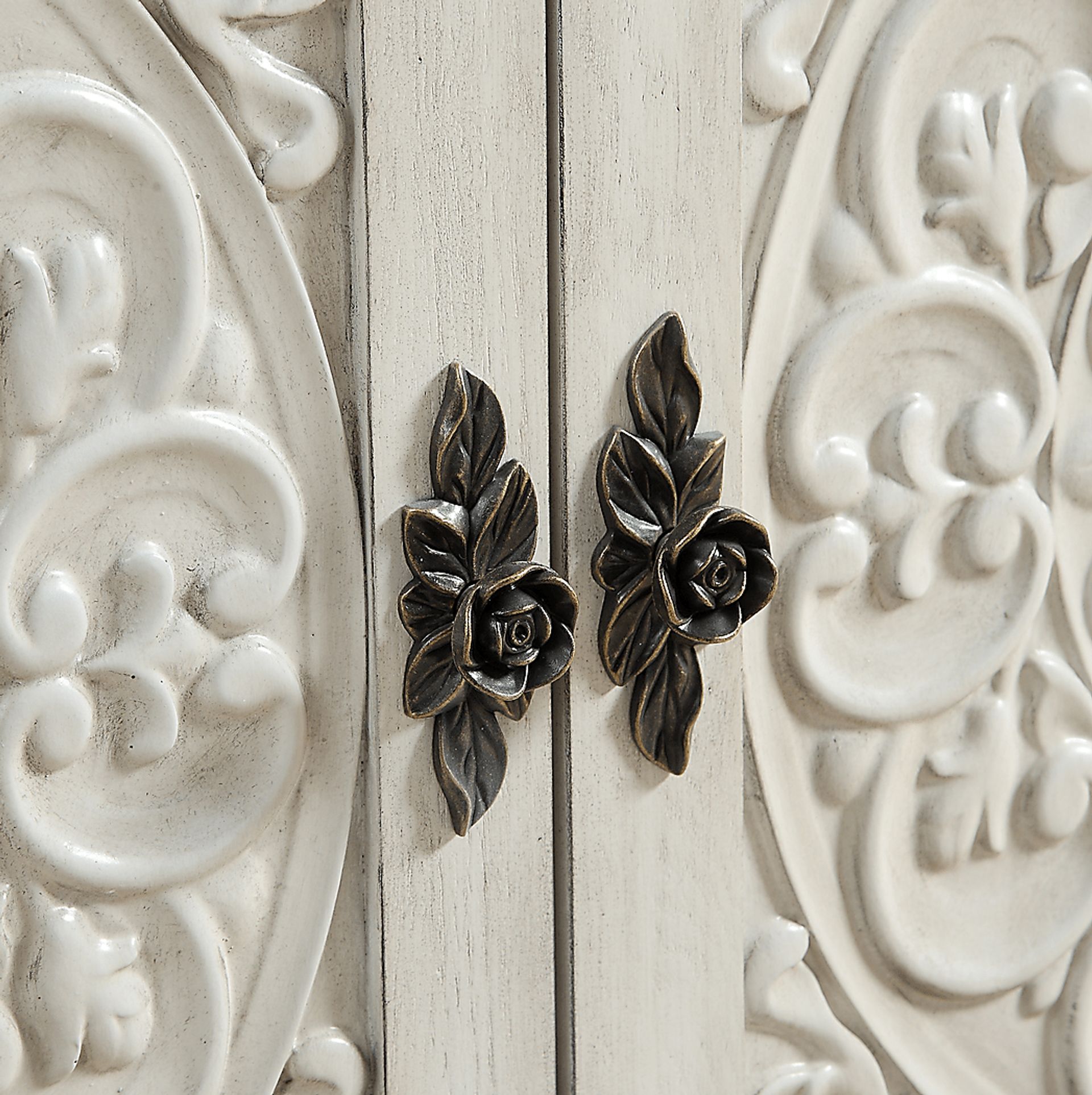 Jasperson White Accent Cabinet - Image 7