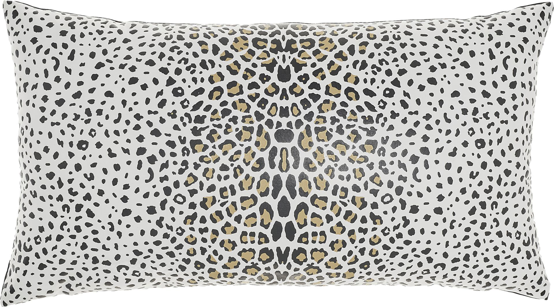Jassin White Indoor/Outdoor Lumbar Pillow - Image 1