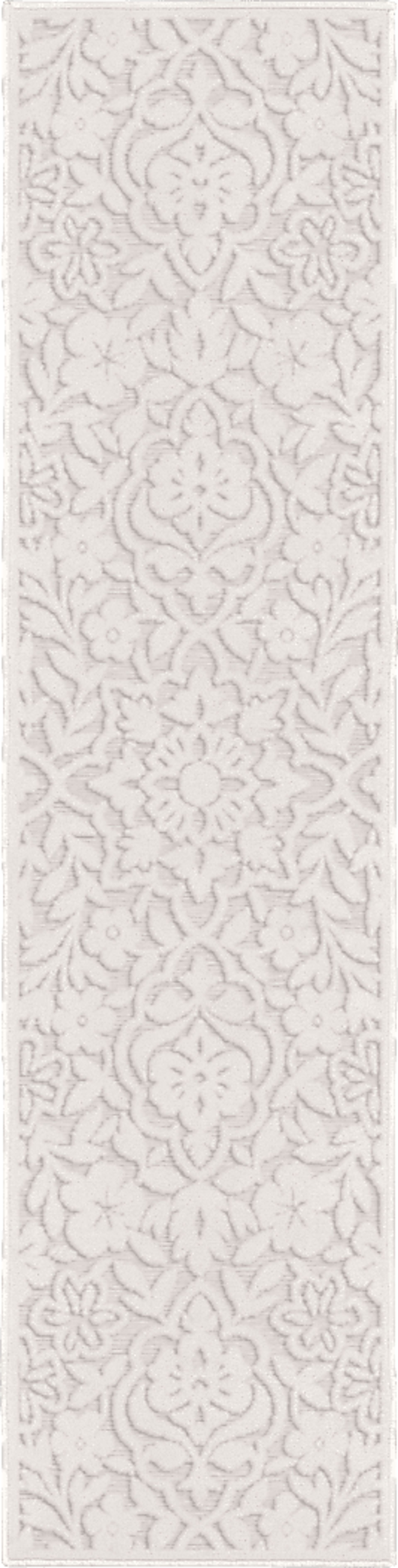 Jasvir Off-White 1'11 x 7'6 Indoor/Outdoor Runner Rug - Image 1