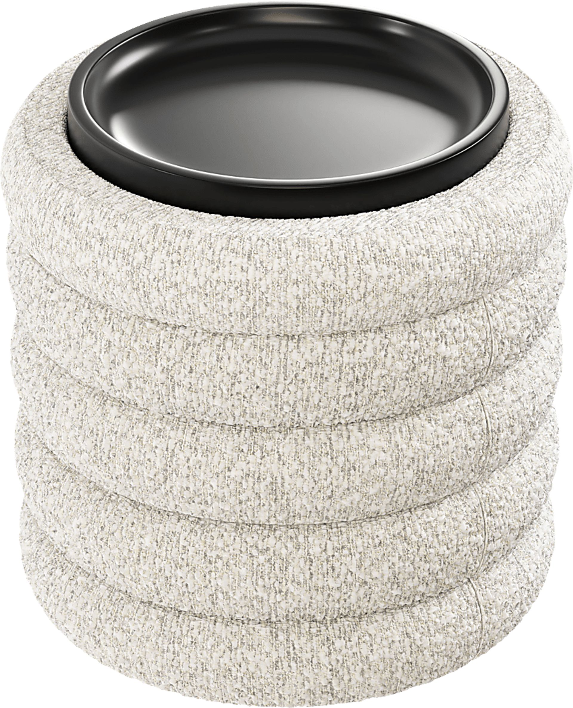 Jattab White Storage Ottoman - Image 4