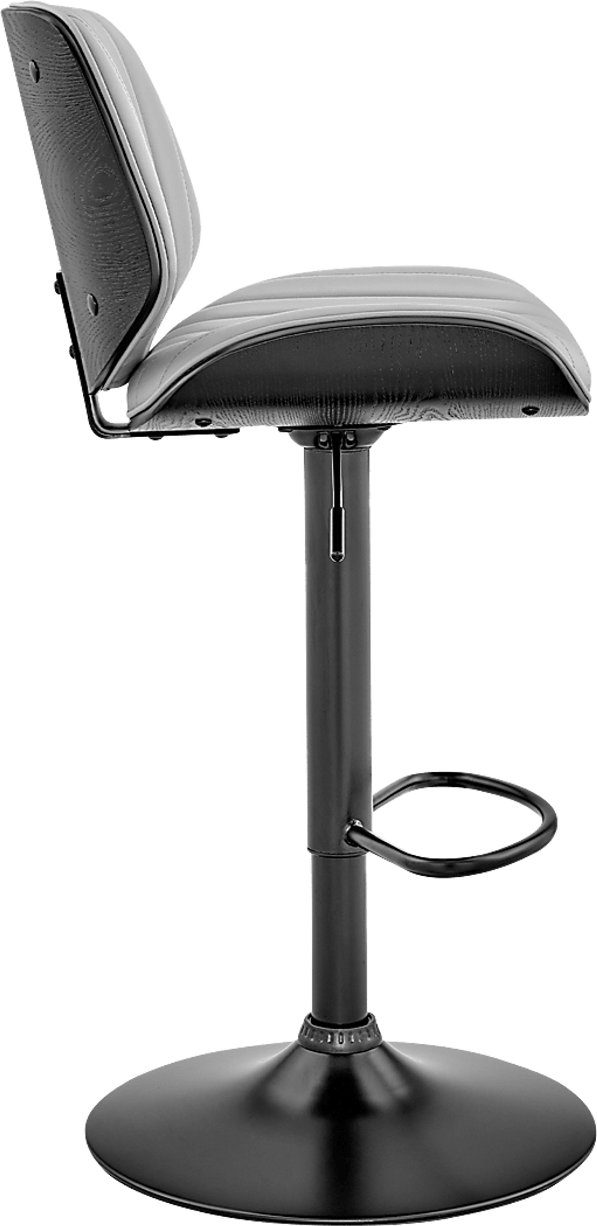 Jawla Gray Adjustable Barstool - Image 4