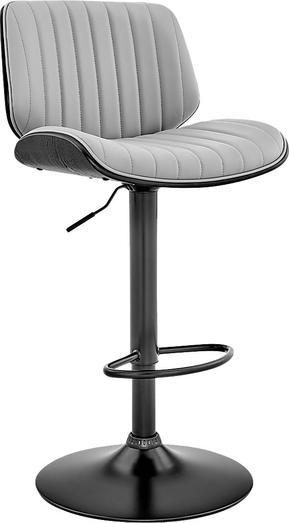 Jawla Gray Adjustable Barstool