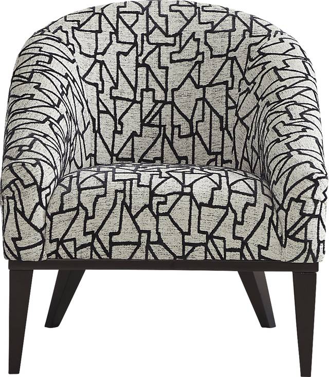 Jaxon Black Accent Chair - Thumbnail - Image 2