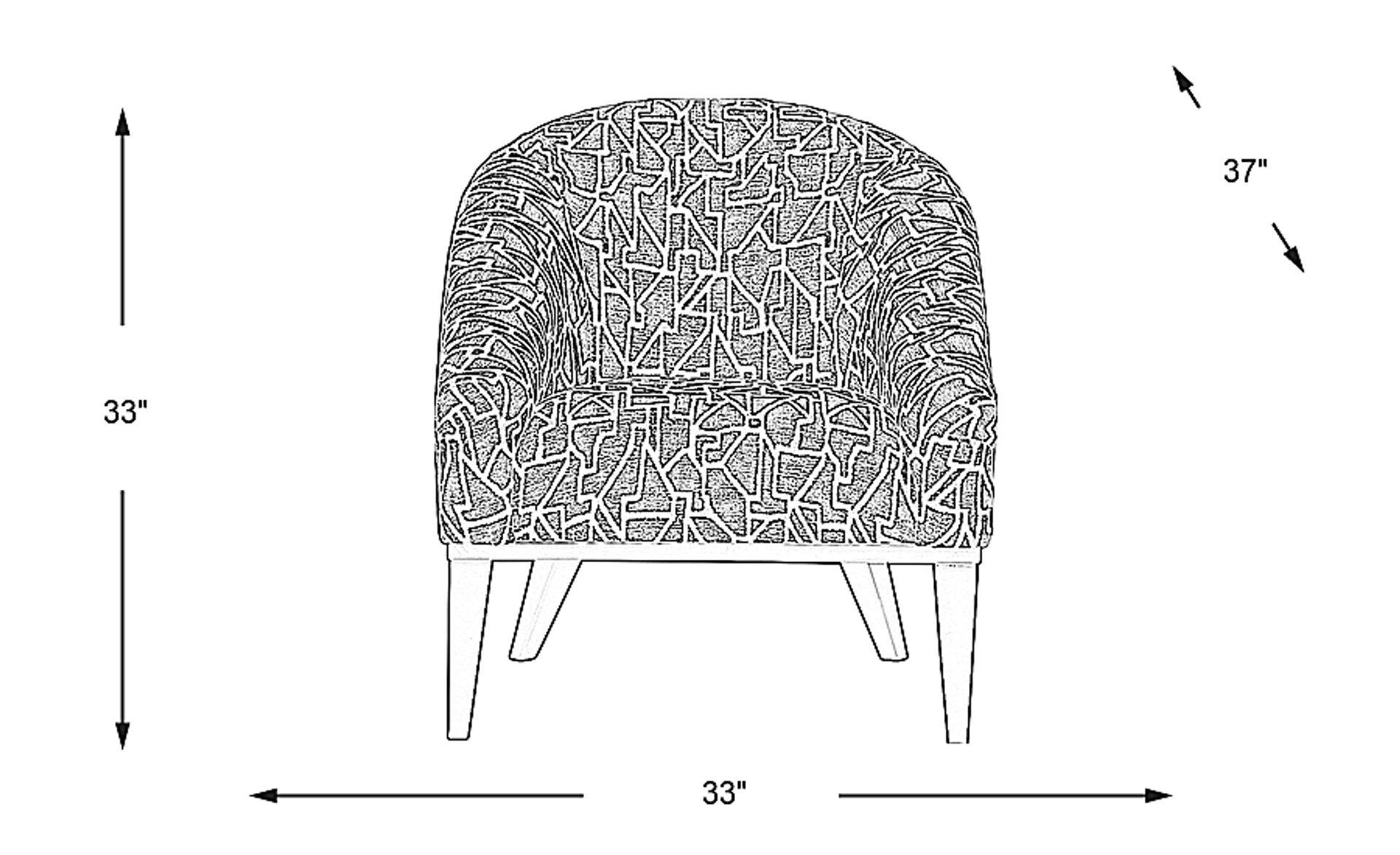 Dimension Image. Please refer to the Dimension Tab on this page for dimension details.