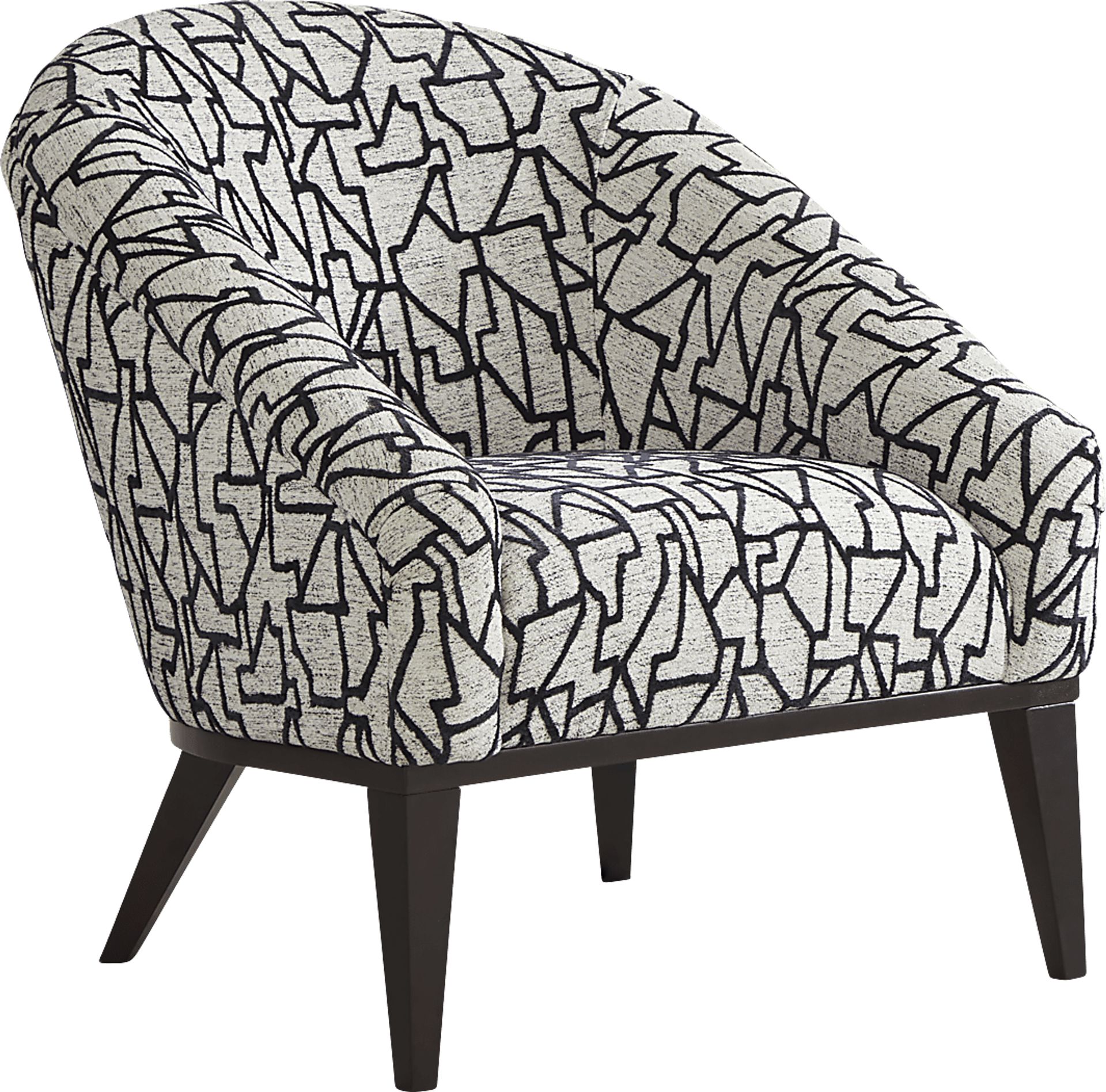 Jaxon Black Accent Chair - Image 1