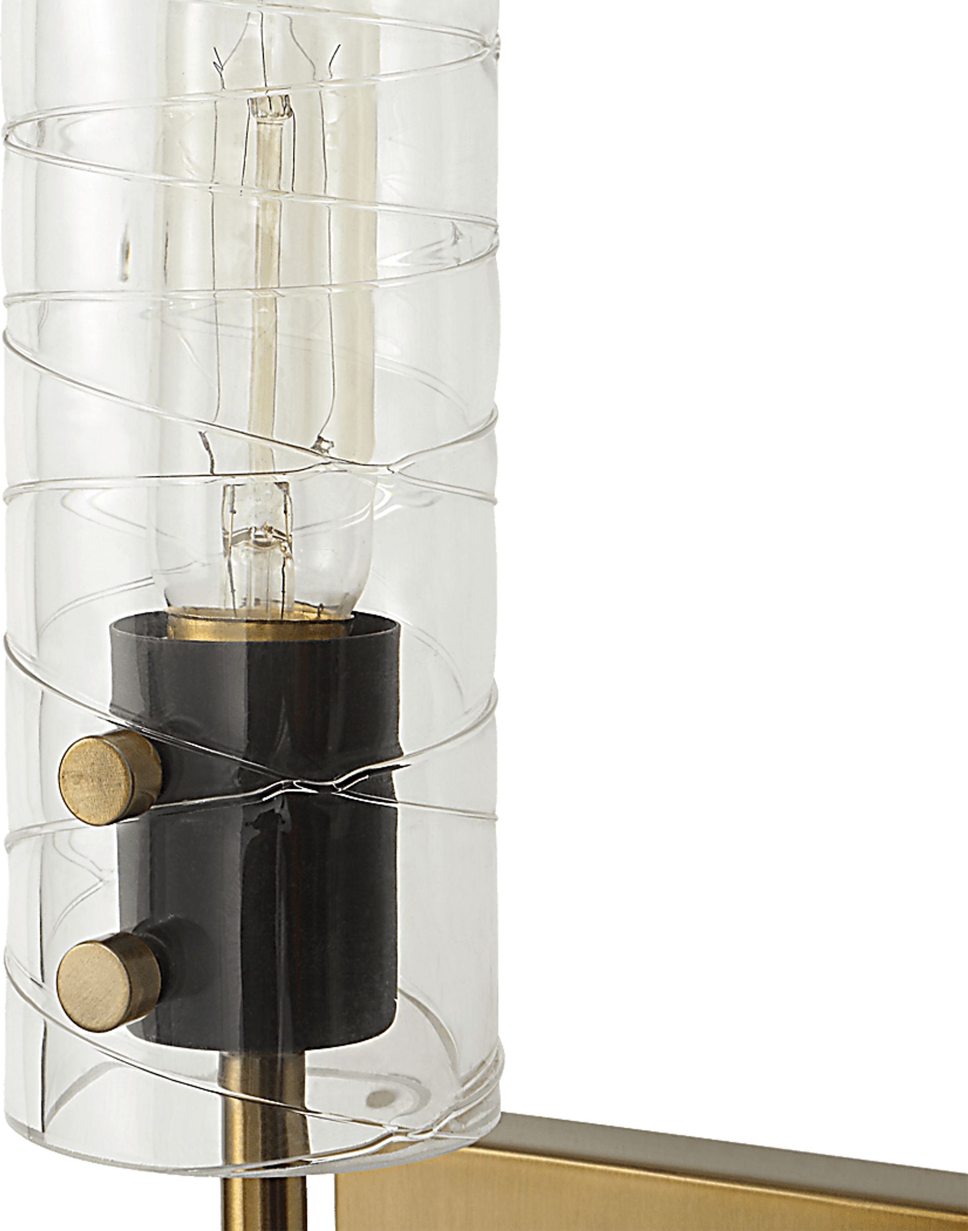 Jaxon Oaks Brass Sconce - Image 4