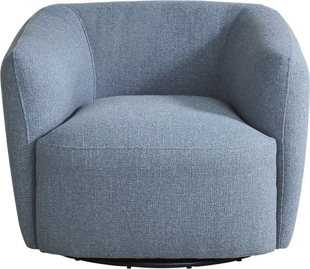 Jaxson Blue Swivel Chair - Thumbnail - Image 2