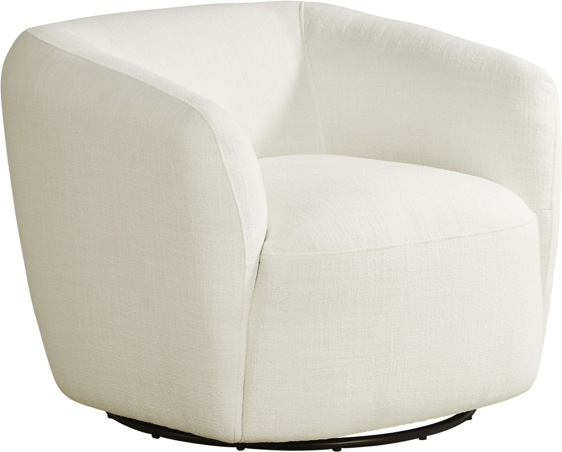 Jaxson White Swivel Chair - Image 1