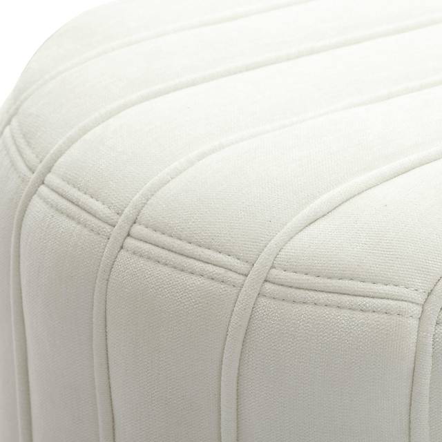 Jaycin Cream Ottoman - Thumbnail - Image 3