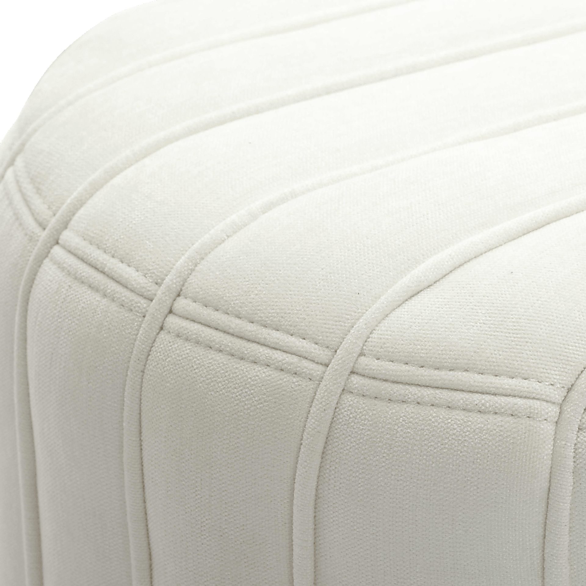 Jaycin Cream Ottoman - Image 3