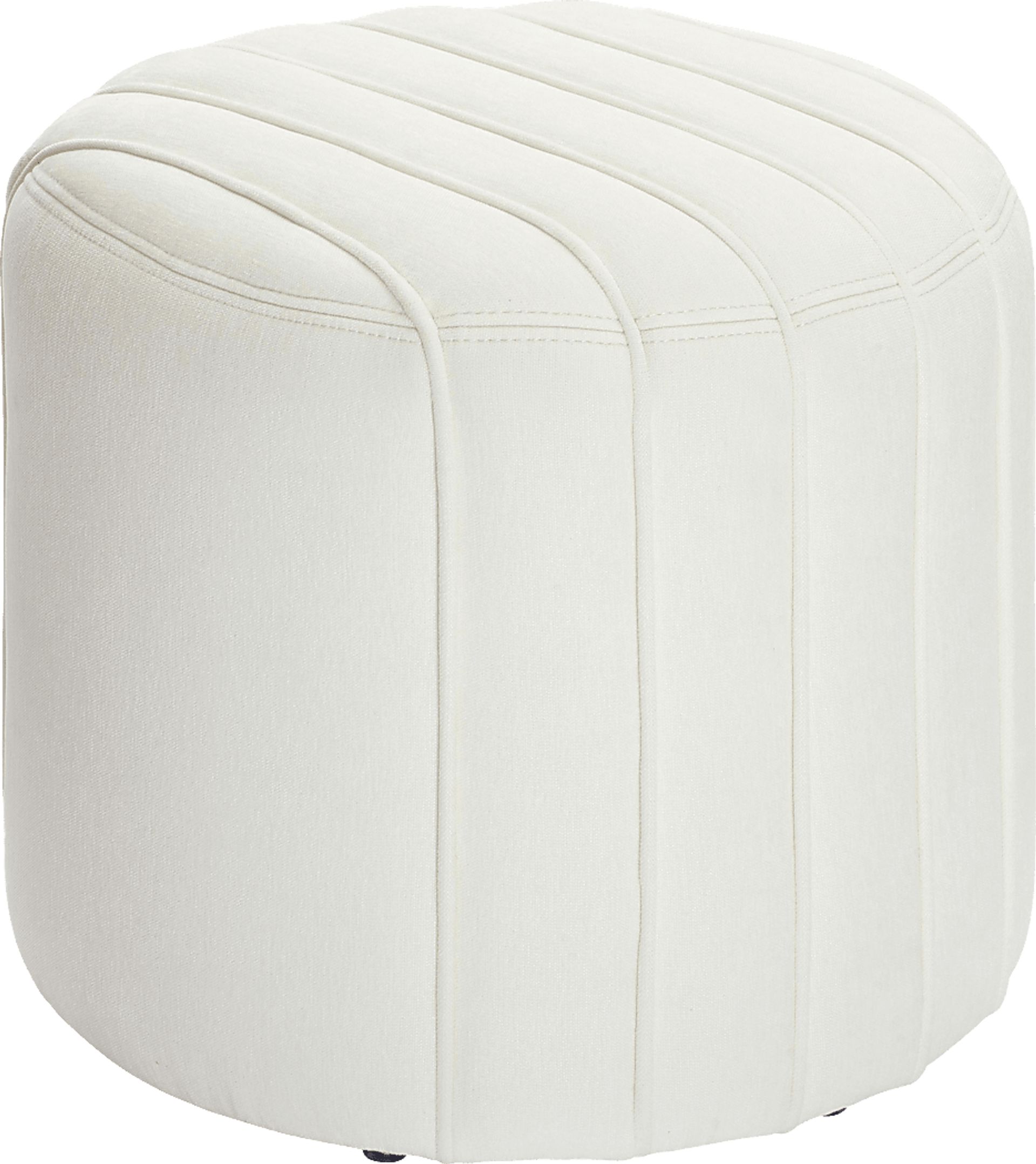 Jaycin Cream Ottoman - Image 1
