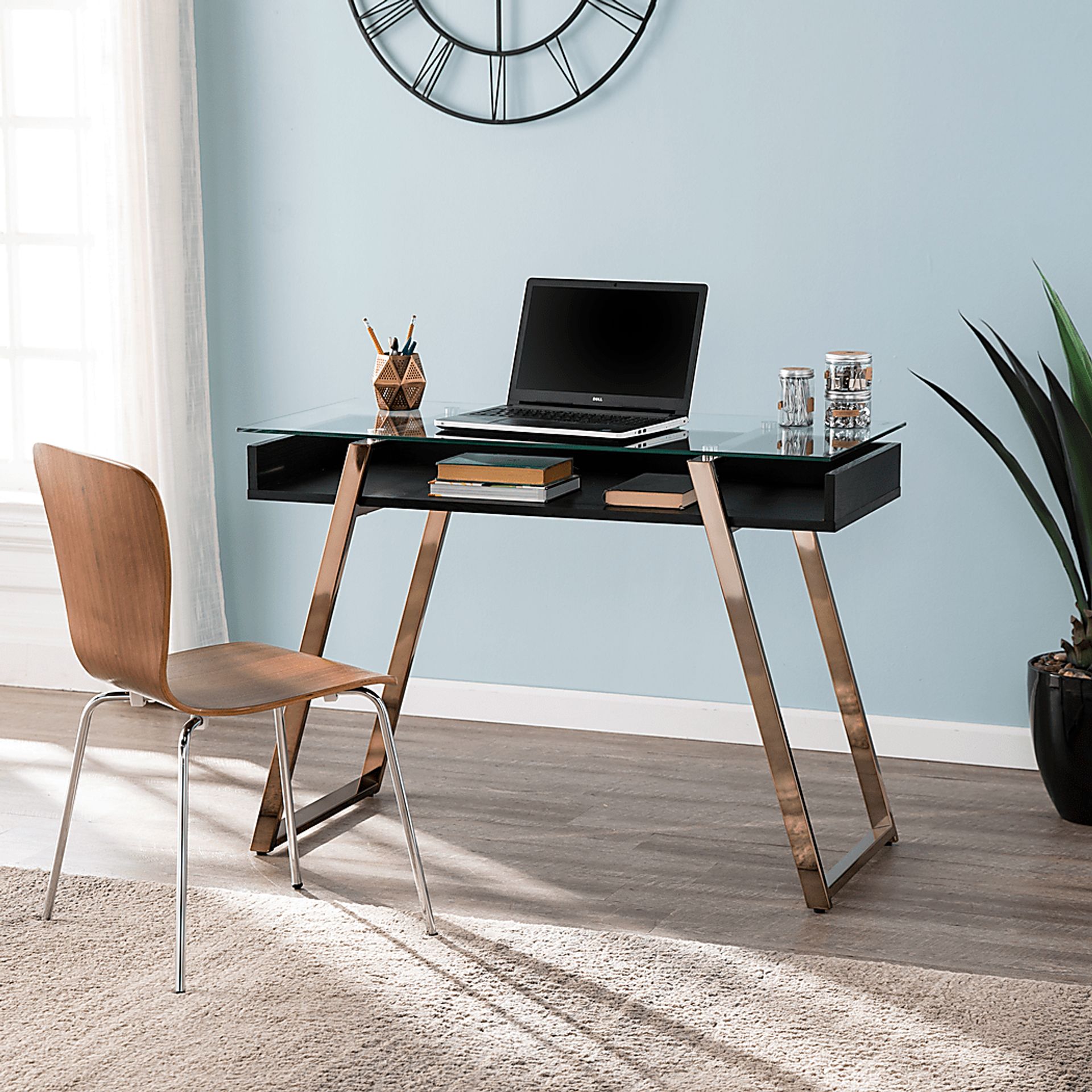 Jaydell Black Desk - Image 6