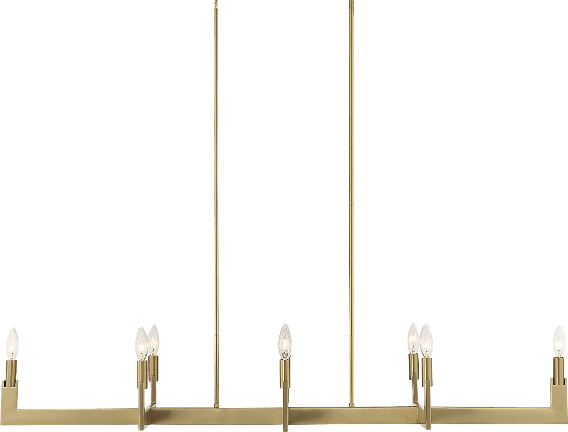 Jayedn Brass Chandelier - Image 1