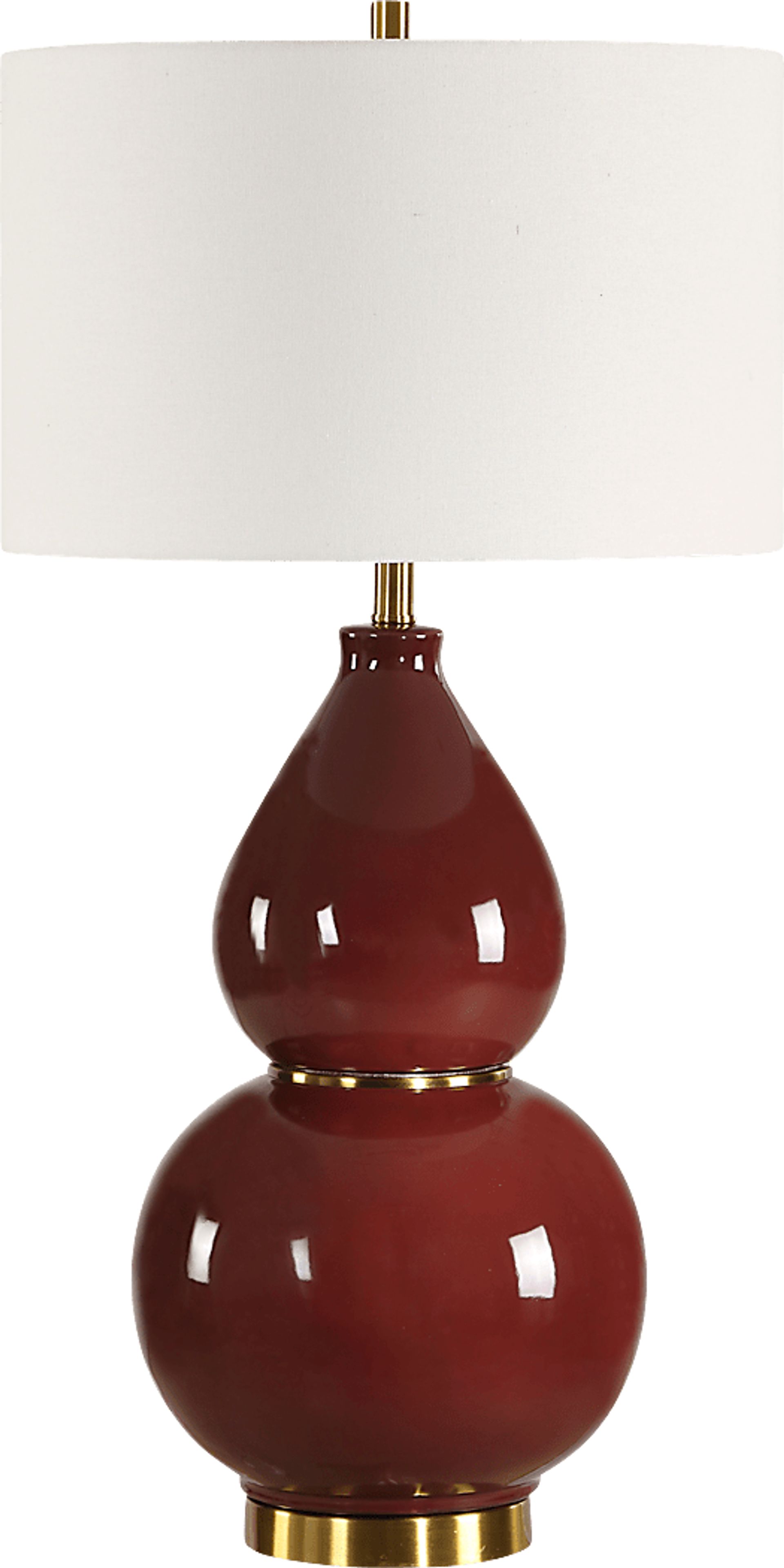 Jayla Cove Burgundy Lamp - Image 4