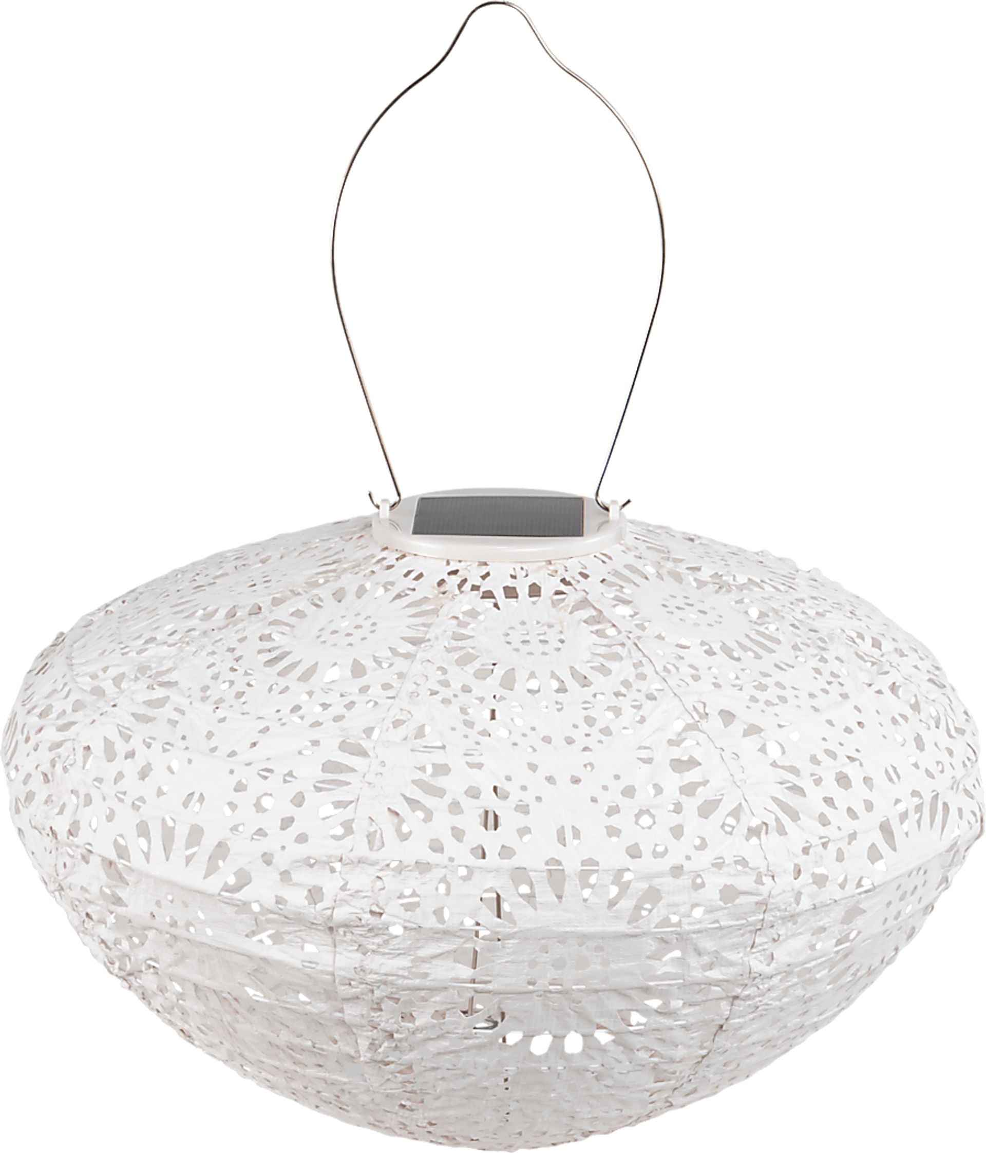 Jayla Reef Outdoor White Solar Lantern - Image 9