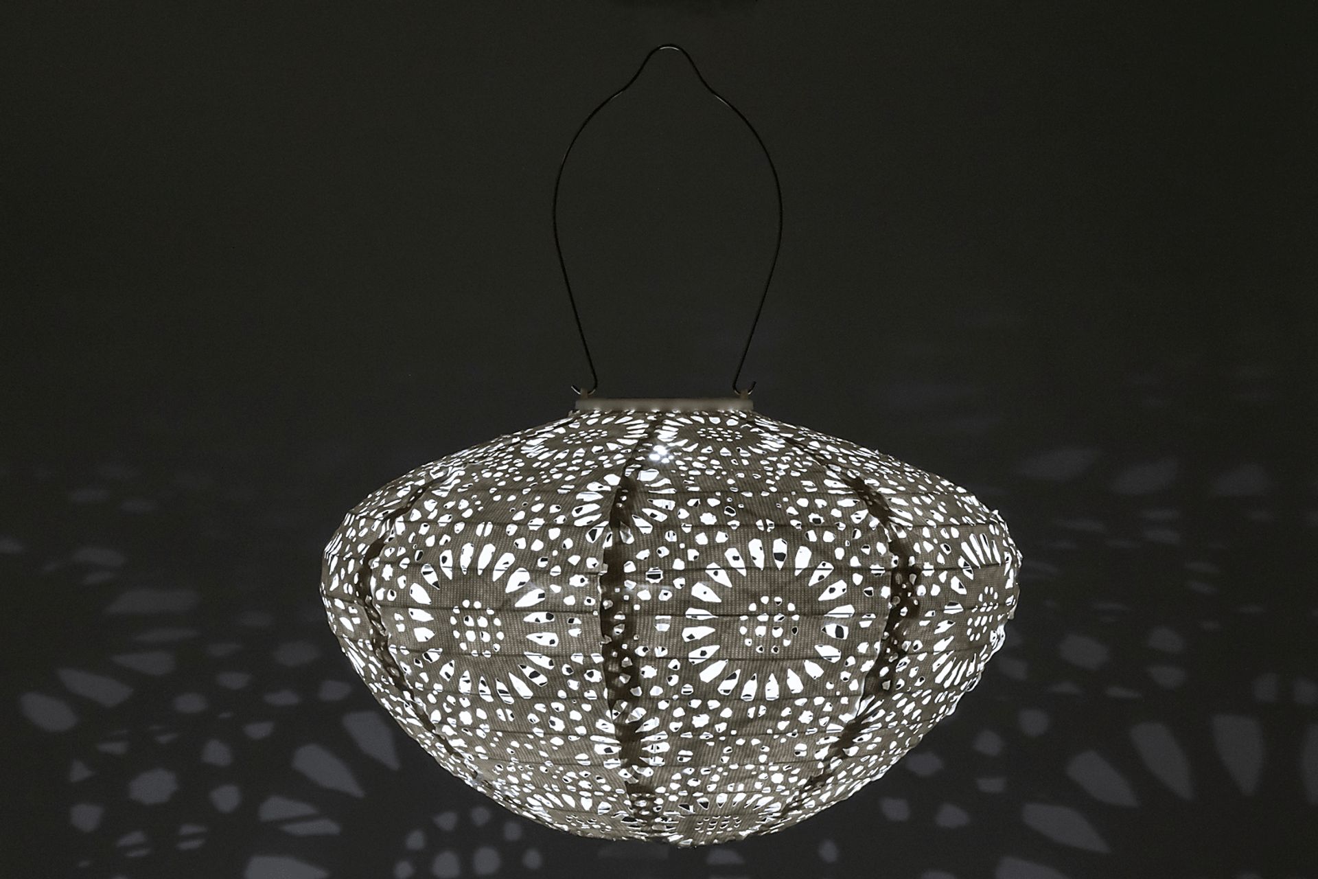 Jayla Reef Outdoor White Solar Lantern - Image 14