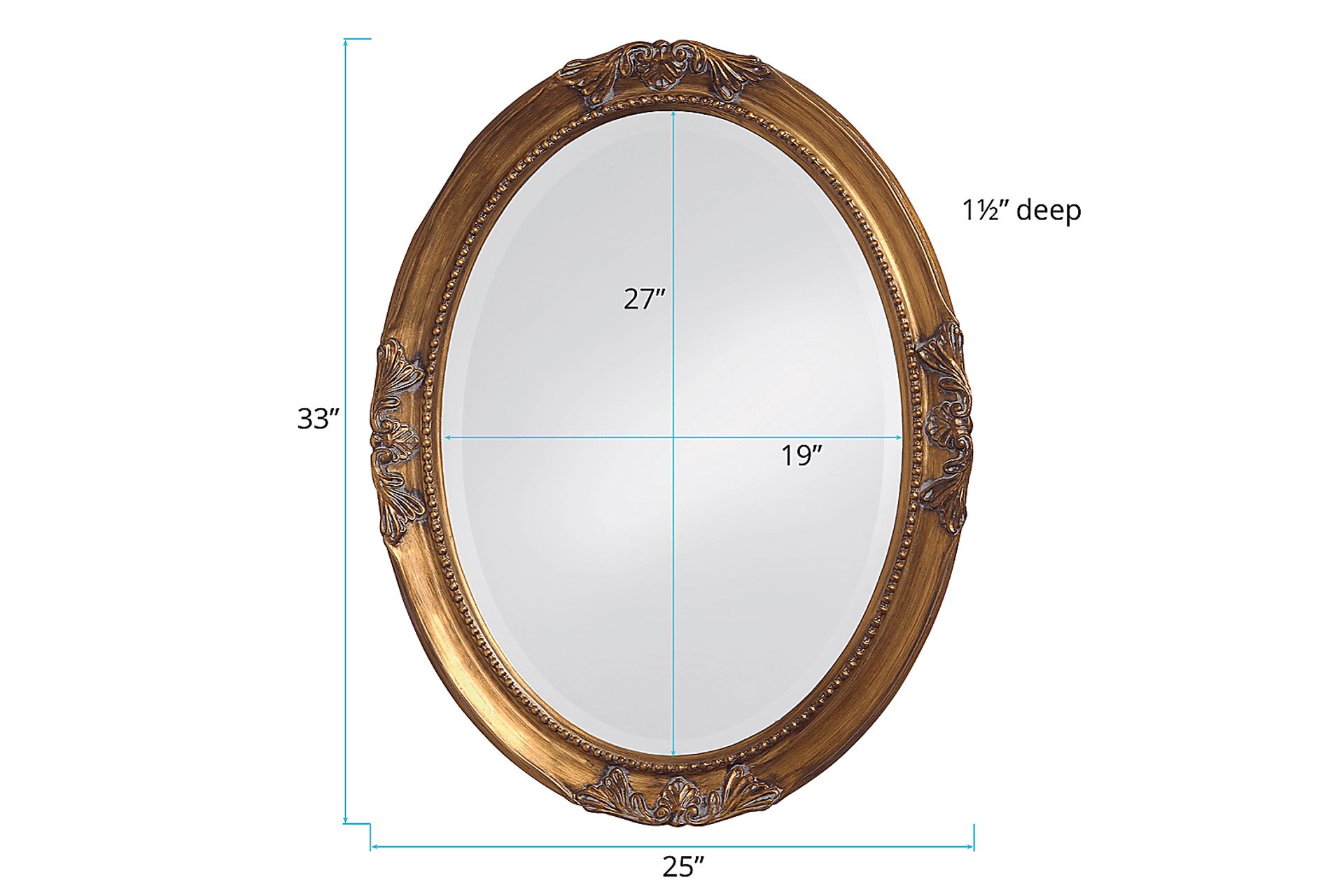 Jaylyn Gold Mirror - Image 2