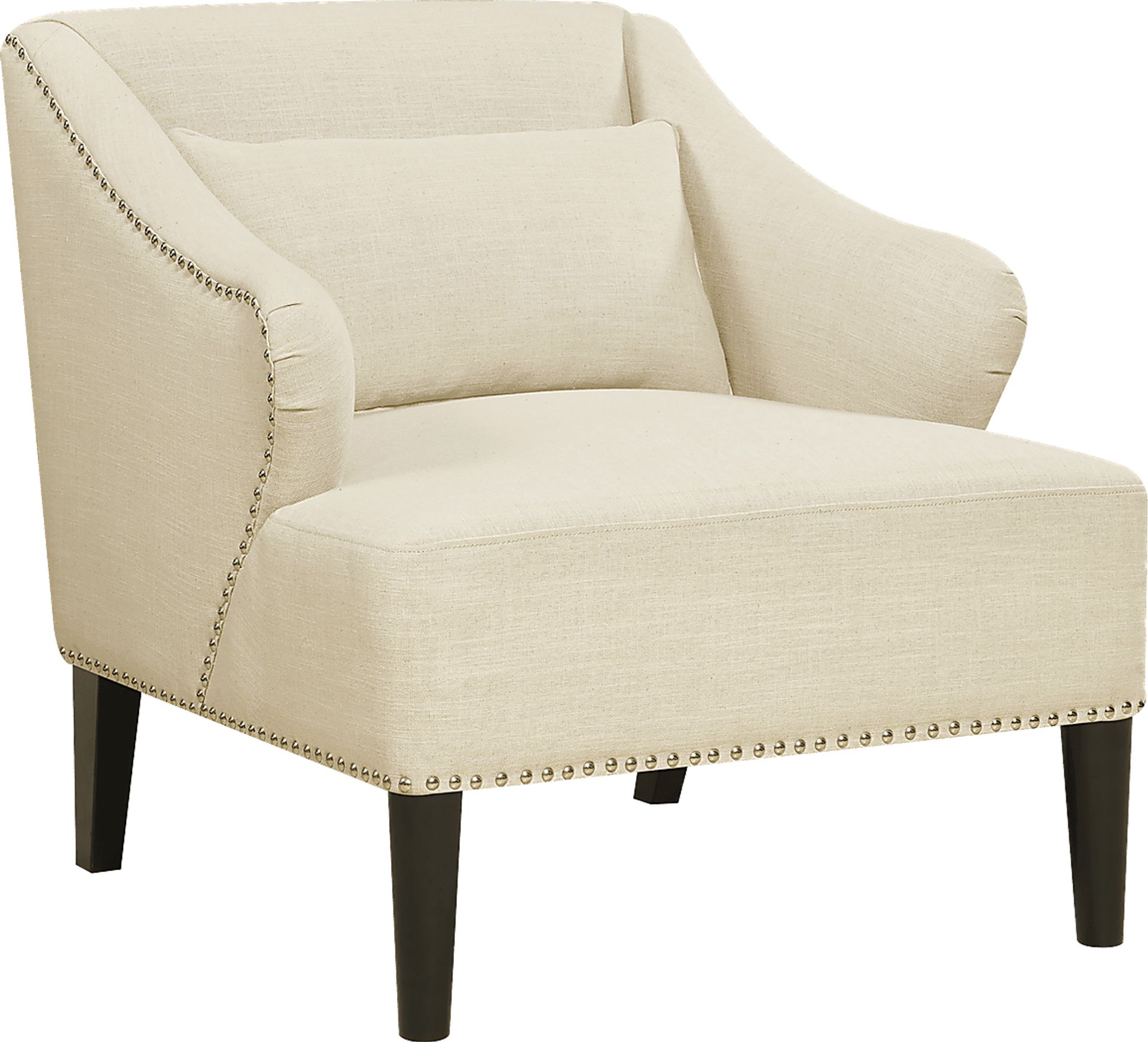 Jayne Beige Accent Chair - Image 1
