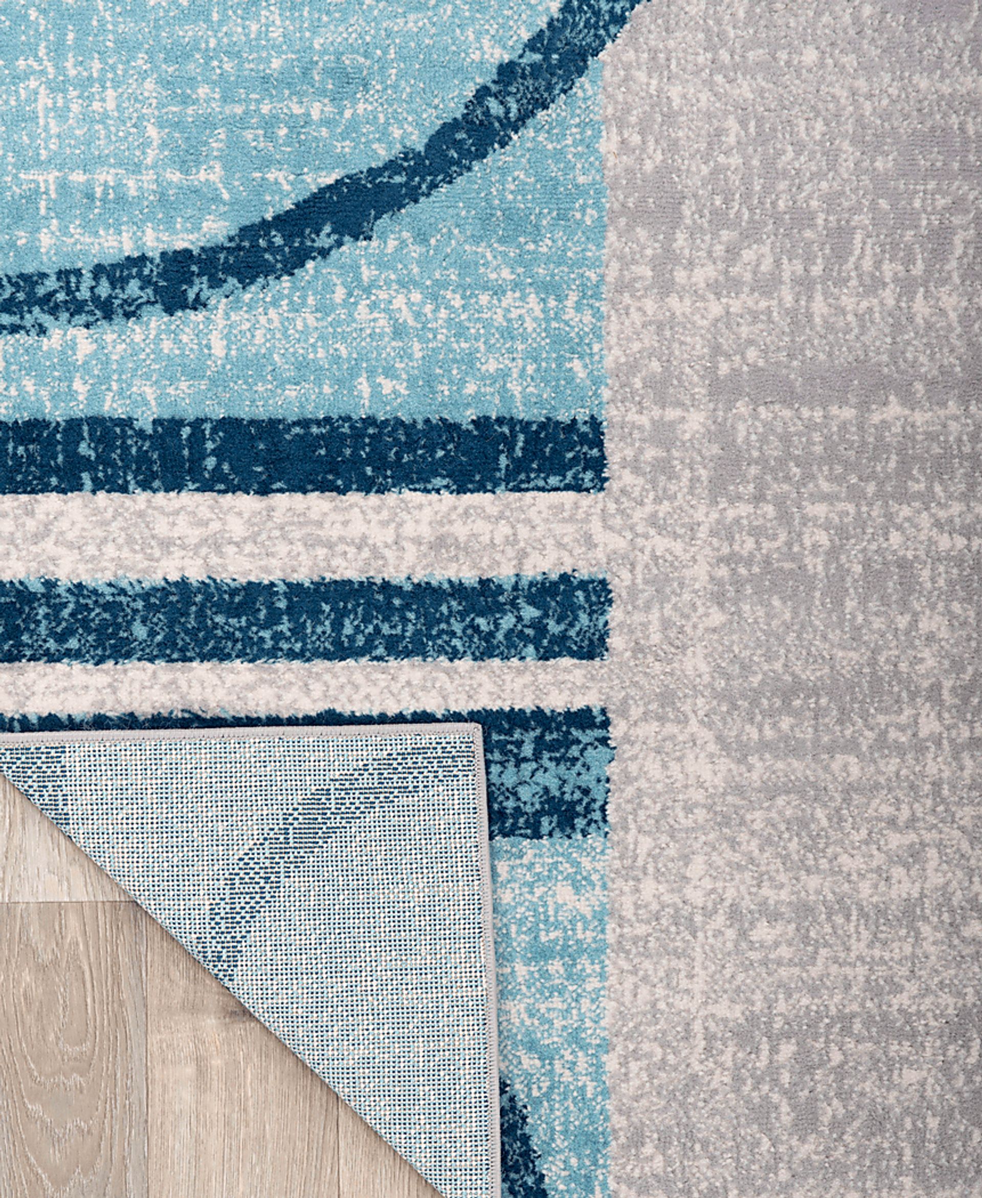 Jaynil Blue 2' x 7' Runner Rug - Image 2