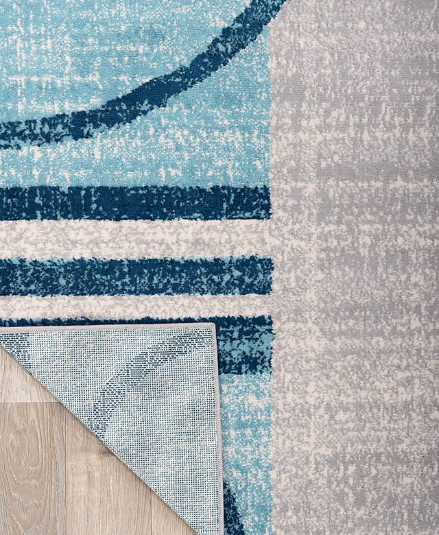 Jaynil Blue 5' x 7' Rug - Thumbnail - Image 2