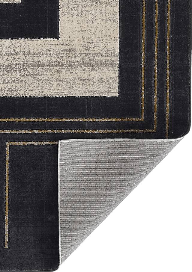 Jaze Black 3'10 x 5'7 Rug - Thumbnail - Image 5