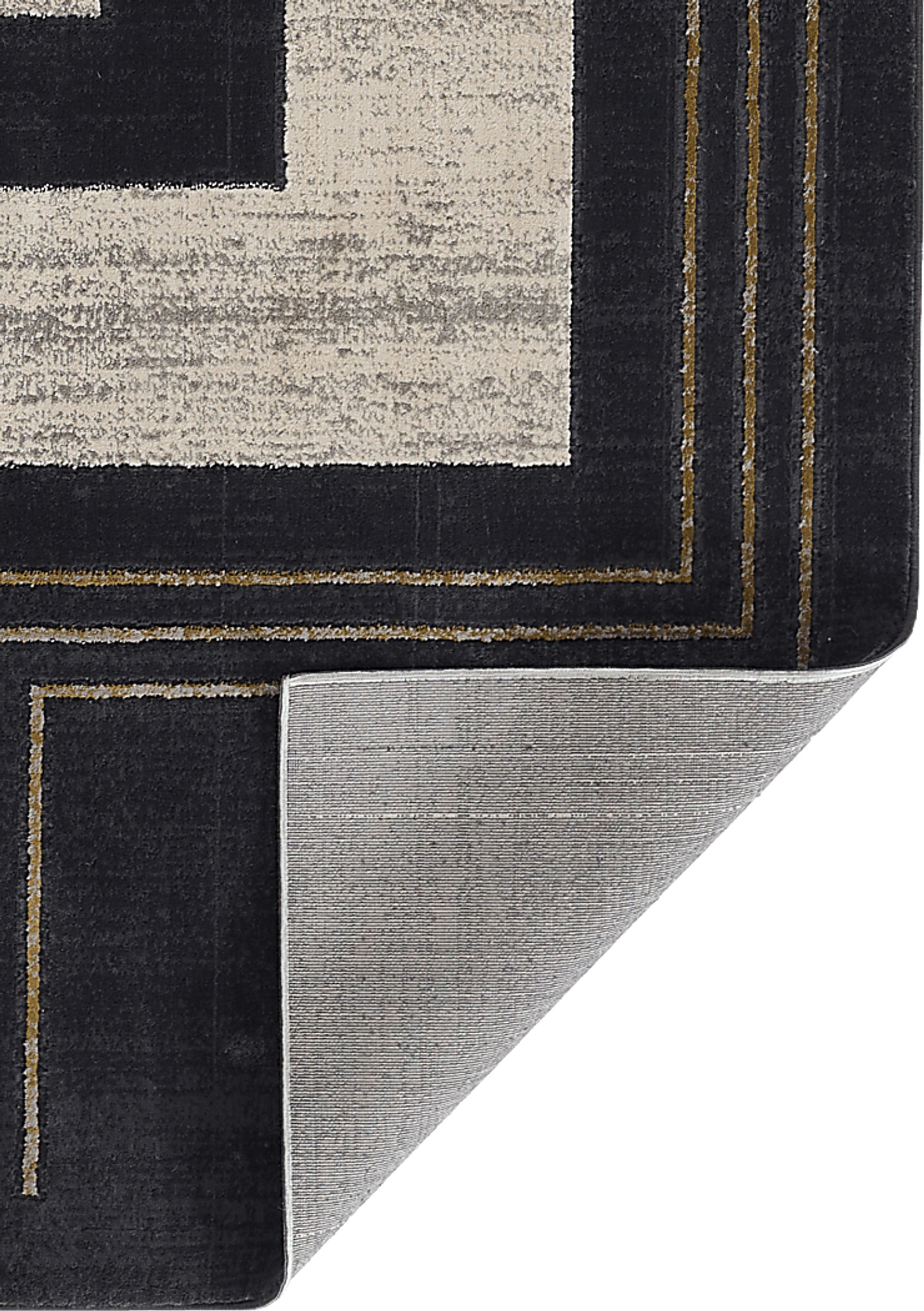 Jaze Black 3'10 x 5'7 Rug - Image 5