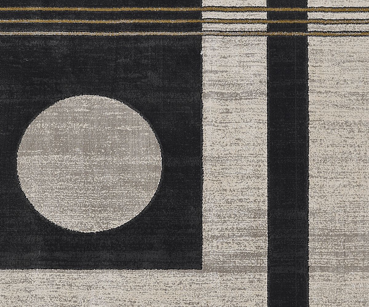 Jaze Black Rugs | Rooms to Go