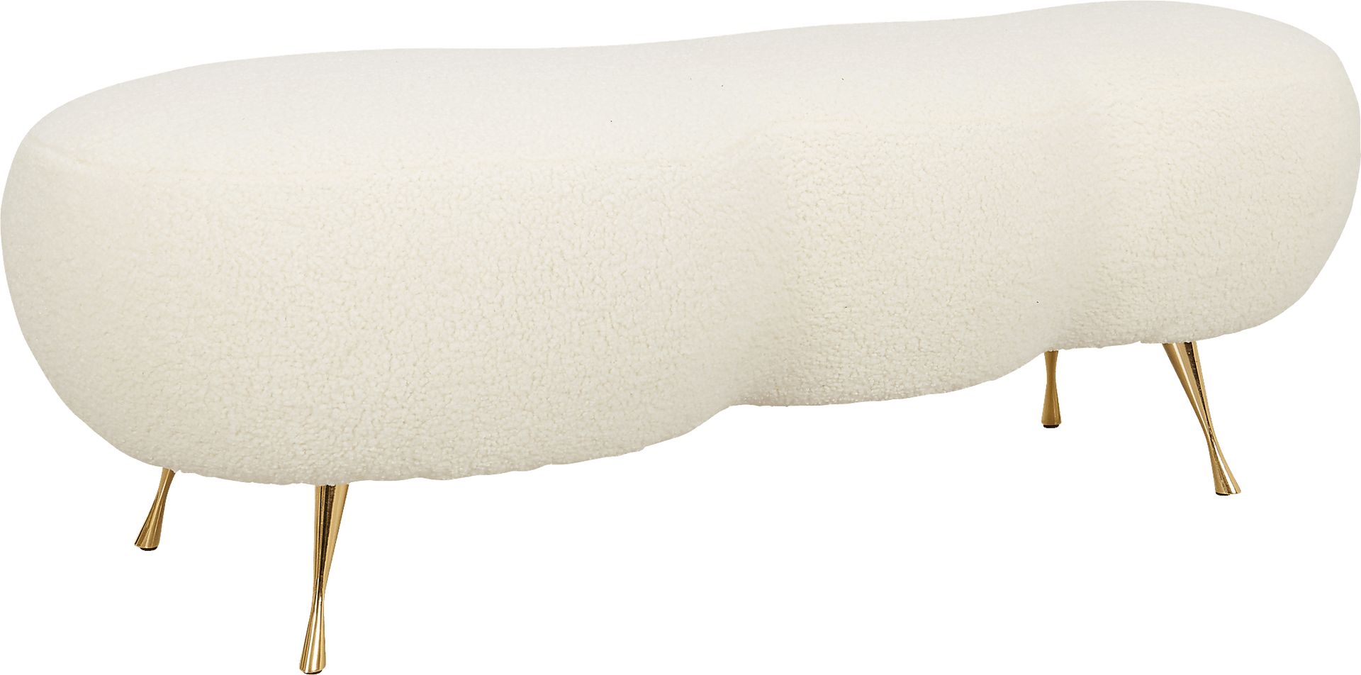 Jazellie Beige Bench - Image 1