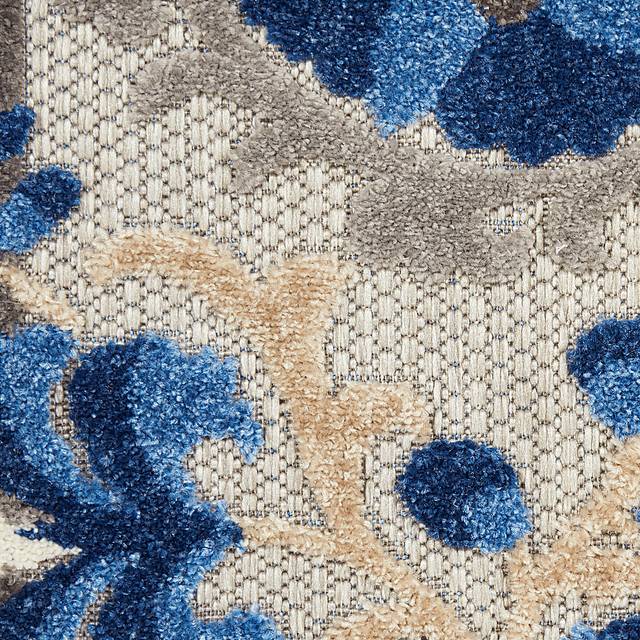Jaziel Blue 5' x 8' Indoor/Outdoor Rug - Thumbnail - Image 6