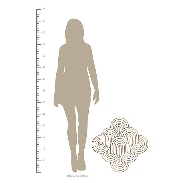 Jazmie Gold Wall Decor - Thumbnail - Image 4