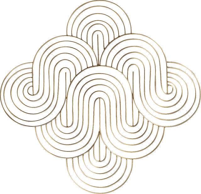 Jazmie Gold Wall Decor - Thumbnail - Image 1