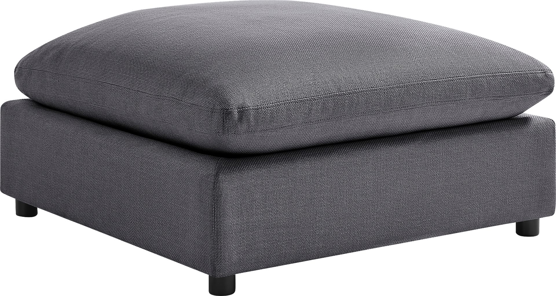 Jazzra I Dark Gray Ottoman - Image 1