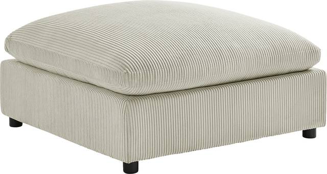 Jazzra II Beige Ottoman - Thumbnail - Image 1
