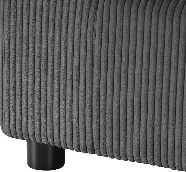 Jazzra II Dark Gray Ottoman - Thumbnail - Image 4