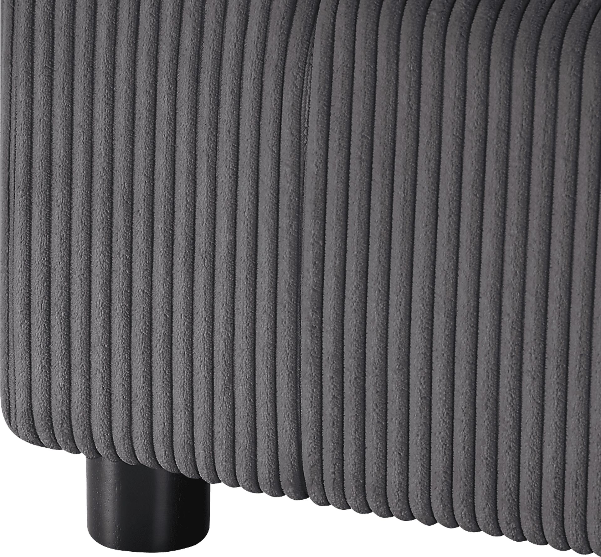 Jazzra II Dark Gray Ottoman - Image 4