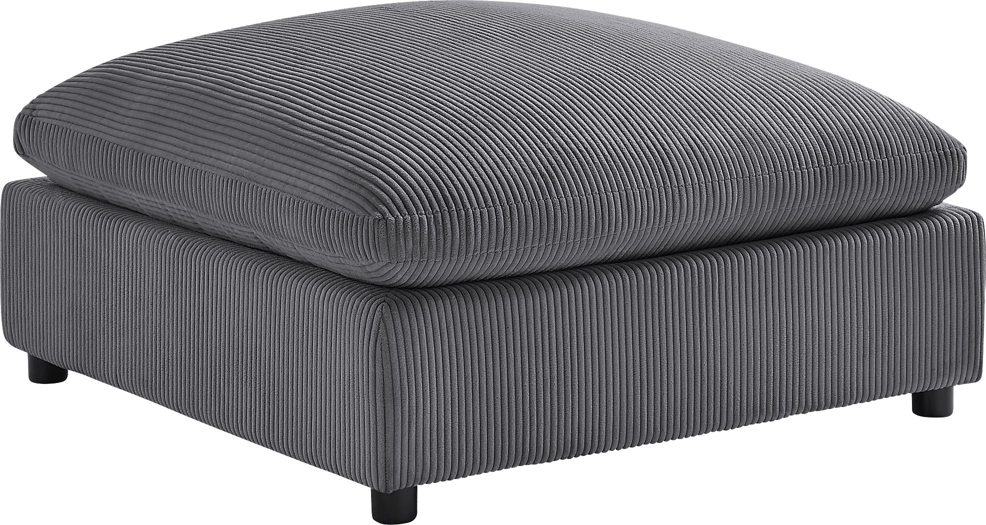Jazzra II Dark Gray Ottoman
