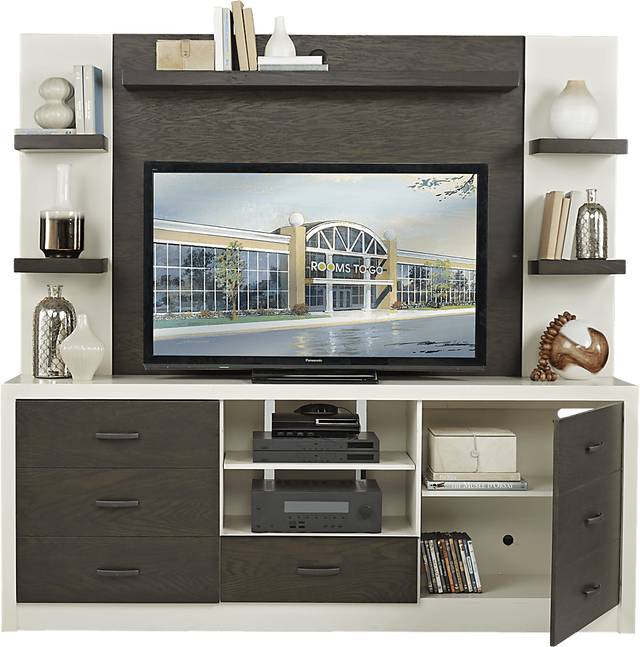 Jeana II Off-White 2 Pc Wall Unit - Thumbnail - Image 2