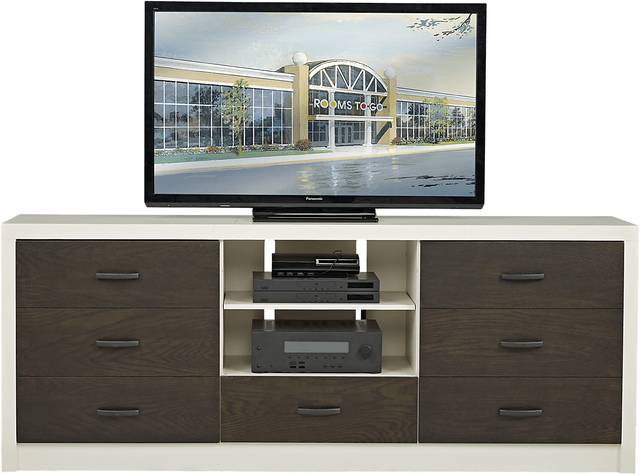 Jeana II Off-White 82 in. Console - Thumbnail - Image 1