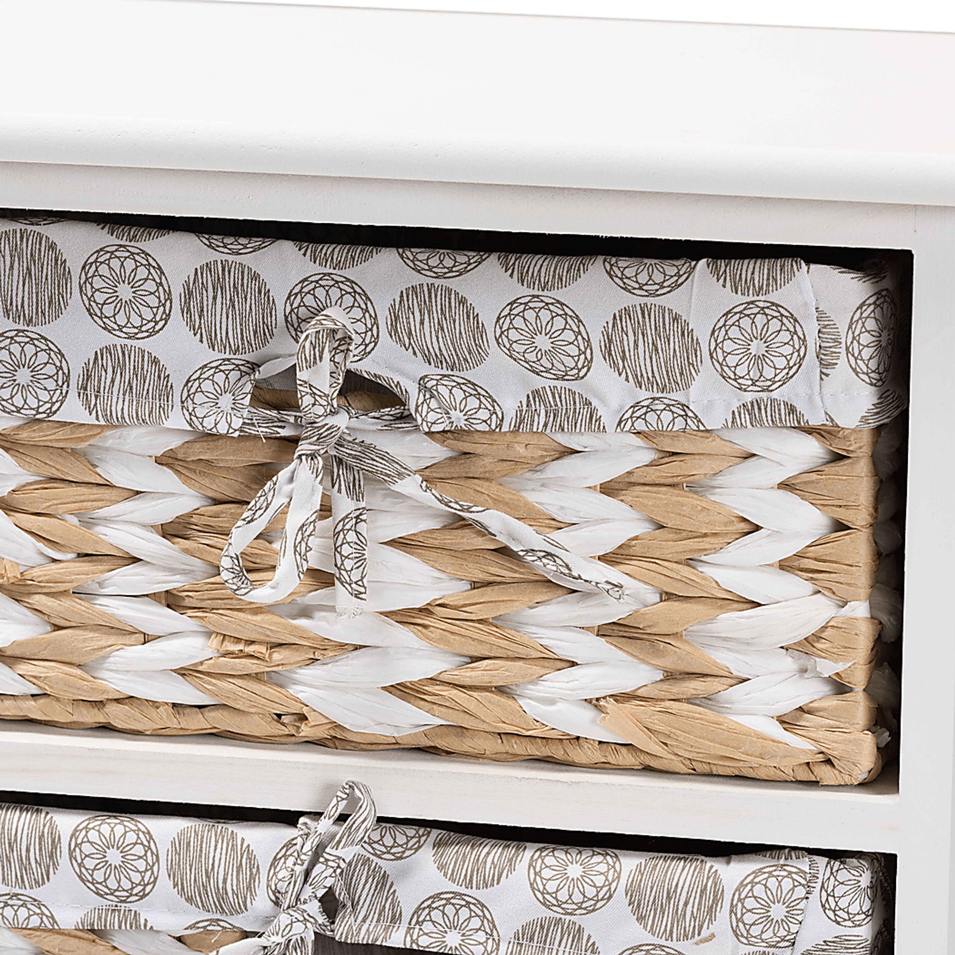 Jeandora White Storage Cabinet - Image 5
