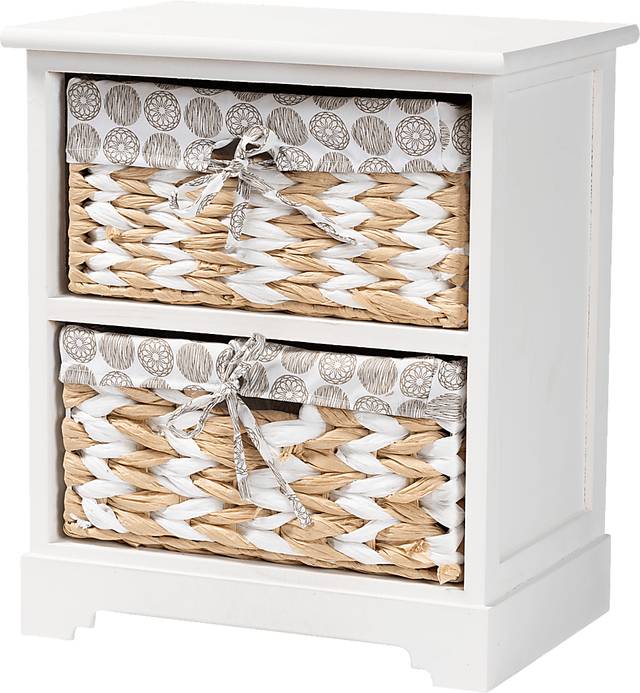 Jeandora White Storage Cabinet - Thumbnail - Image 1