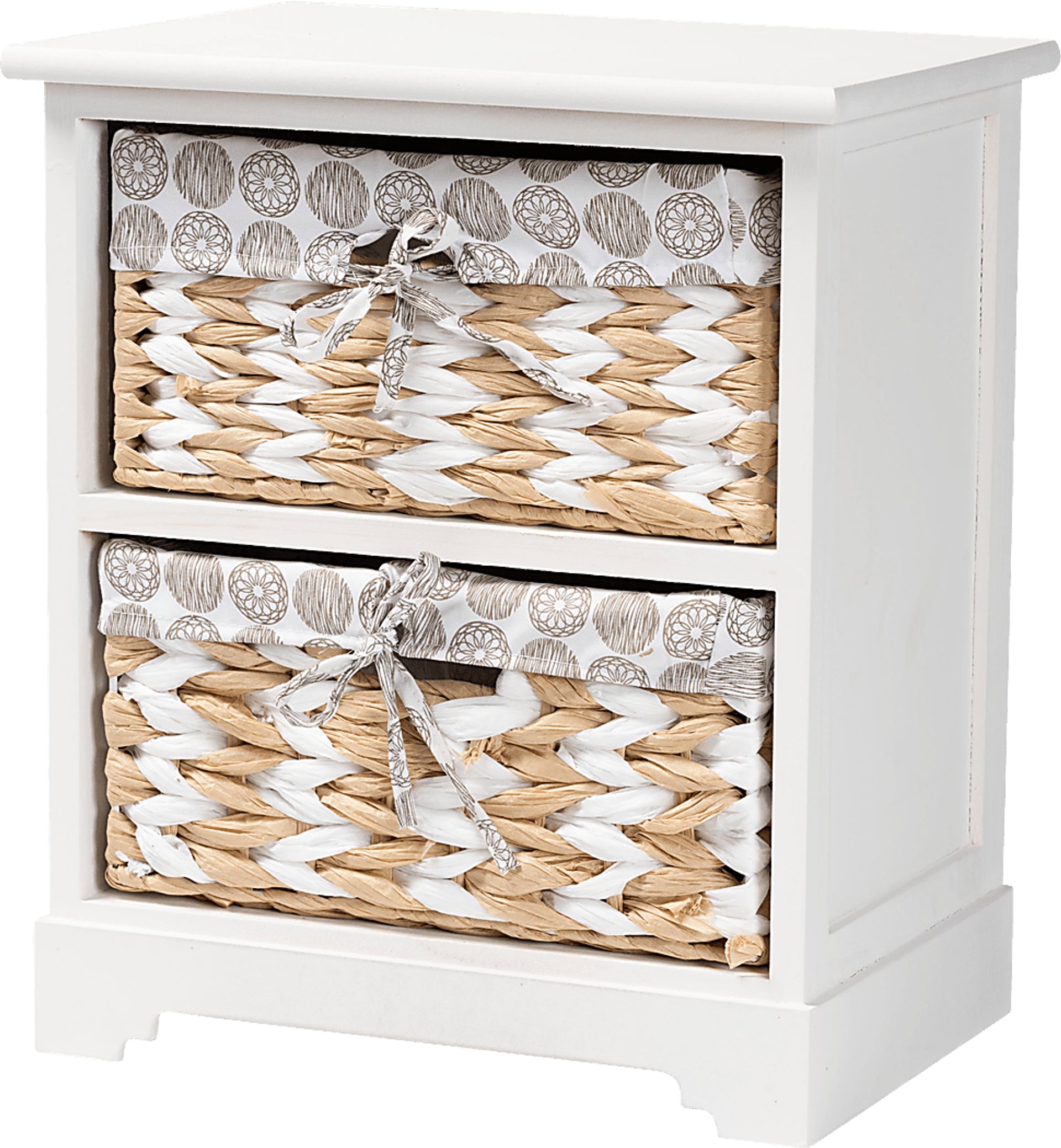 Jeandora White Storage Cabinet - Image 1