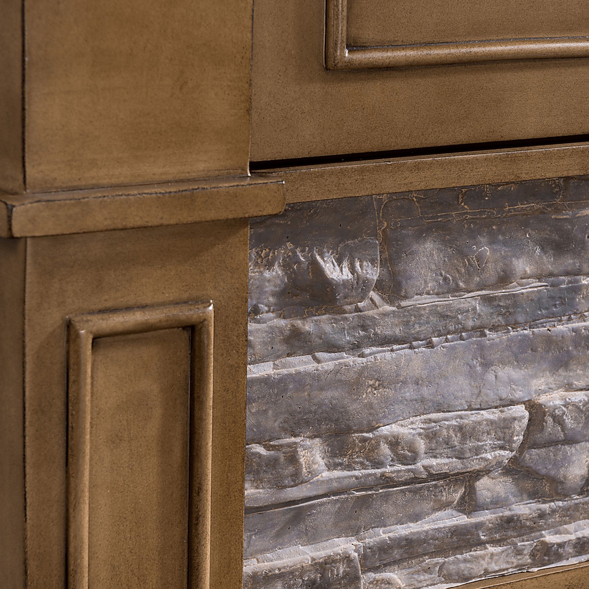 Jedwood Gray 48 in. Console with Electric Fireplace - Image 3