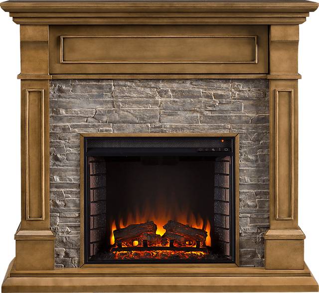 Jedwood Gray 48 in. Console with Electric Fireplace - Thumbnail - Image 1