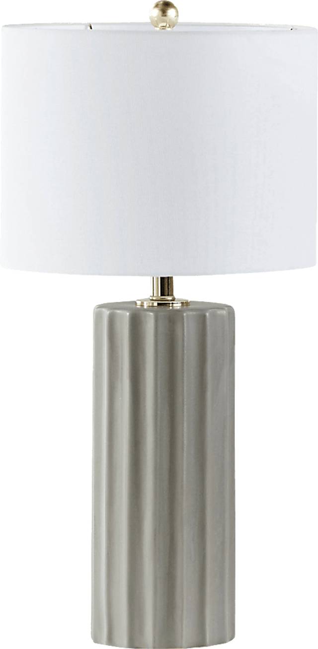 Jeen Circle Gray Lamp - Thumbnail - Image 1
